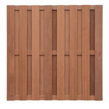 Tuinscherm Zundert 180x180 cm. Hardhout.