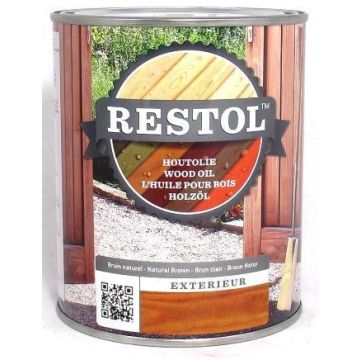 Restol houtolie Bruin Naturel.