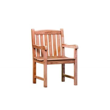 Blokstoel Teak B58xD50xH93 cm.