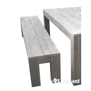 Bouwpakket Vintage Look steigerhout Outside bank L250xB40xH47 cm. 