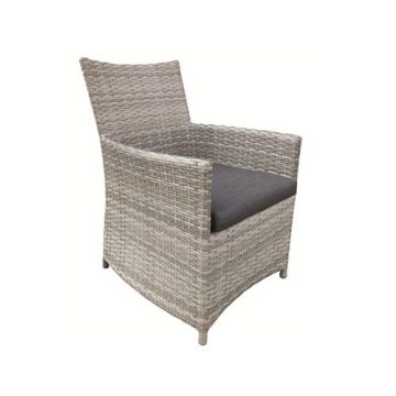 Wicker stoel Georgetown B74.5xD60xH89 cm.