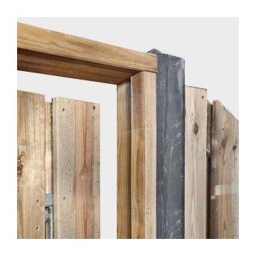 Tuindeurkozijn met aanslagligger 210x 90-150 cm. - Diverse houtsoorten.