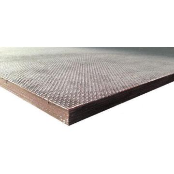 Betonplex hardhout 1.5 cm.125x250 cm. Anti Slip.