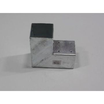 Verbindingsstuk 2-weg Hoekmodel 9x9 cm.