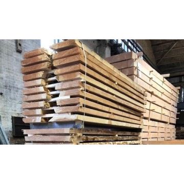 Douglas boomstamblad half bekantrecht 5.5x25-45x250 cm.