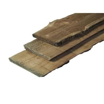 Schaaldeel geimpregneerd Grenen 1.8x 20-25 x360 cm. 