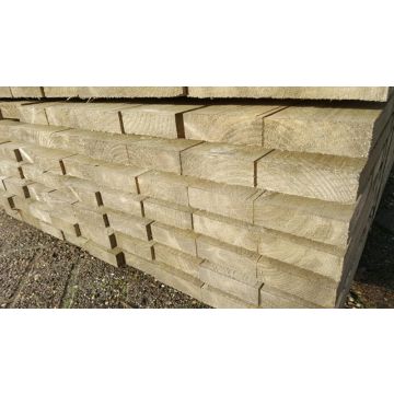 Steigerhout verbinding Vergrijsd 3x9.4x250 cm.