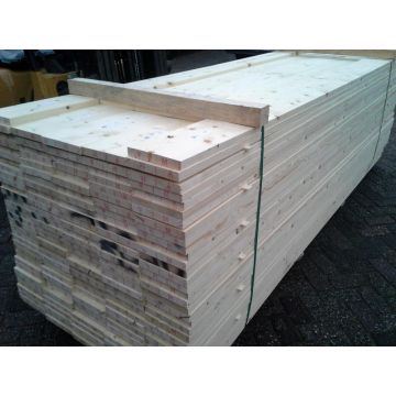 Steigerhout NIEUW GESCHAAFD 2.7X19.4x420 cm. per 50 stuks.***