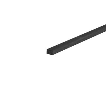 Tuinplank fijnbezaagd Zwart 2.1x4.5x300 cm. Lat.