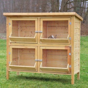 Konijnenverblijf Rijnlander. Afmeting L134xD60CM