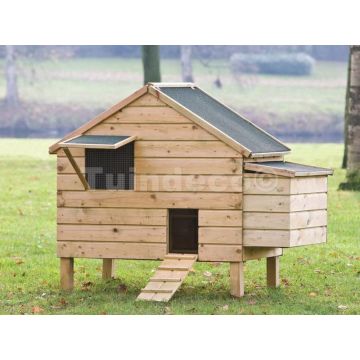 Kippenverblijf Lakenvelder. Afmeting L163xD90CM