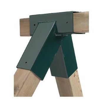 Schommelverbinding Groen t.a.v. paal 9x9 cm.