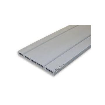 Schuttingplank Elephant composiet Betongrijs 1.3x14.5x180 cm. Per 4 stuks.  