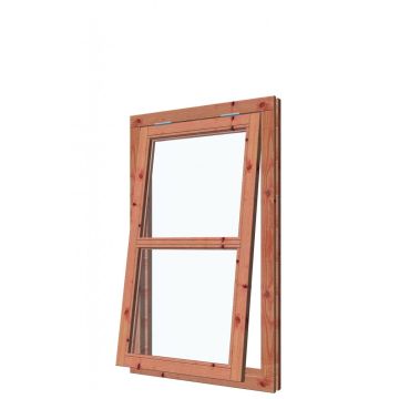 Douglas enkel uitzetraam De Luxe B73xH125.7 cm. 