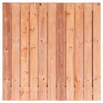 Tuinscherm Red Class Wood 21 planks Agadir 180x180cm