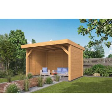 Lariks/Douglas DHZ Plat Dak Ommen Zweeds Rabat Onbehandeld