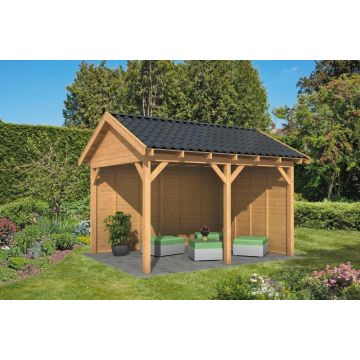 Geschaafd Lariks/Douglas Zwart Zadeldak Hamar L Type 2