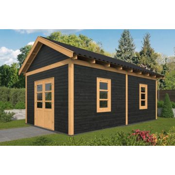 Geschaafd Lariks/Douglas Zwart Zadeldak Hamar L Type 4