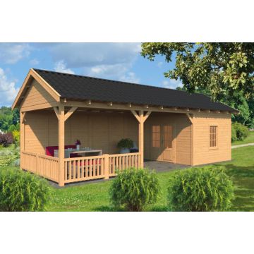 Geschaafd Lariks/Douglas Zadeldak Hamar XL Type 7