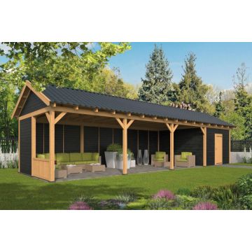 Geschaafd Lariks/Douglas Zwart Zadeldak Hamar L Type 10