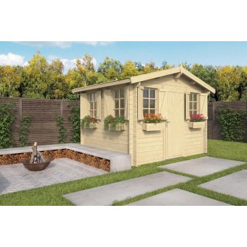 Blokhut - Tuinhuis Idonea 320x260 cm. 