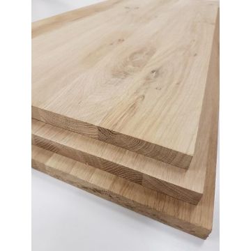 Eiken plank - timmerpaneel geschaafd.