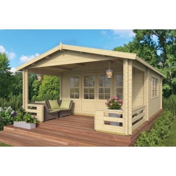 Blokhut - Tuinhuis Nottingham Met Overkapping