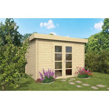 Blokhut - Tuinhuis Hypermodern 320x260 cm.