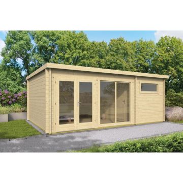 Blokhut - Tuinhuis Flow 396  199 x 400cm