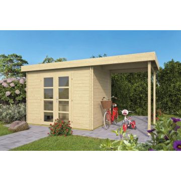 Blokhut Middelmodern 300  200x200 cm.