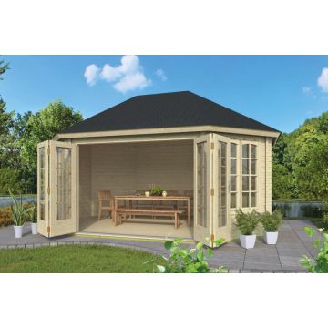 Blokhut - Tuinhuis Gudrun 522x378cm