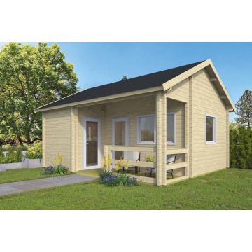 Blokhut - Tuinhuis Edelweiss 600x510cm