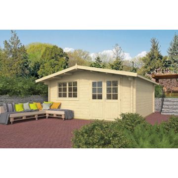 Blokhut - Tuinhuis Dingle 500x500 plus 70cm