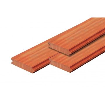 Damwand Hardhout 3x18.5 cm.