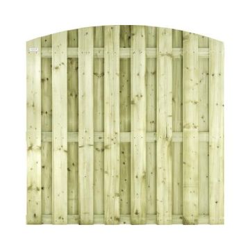 Scherm Den Haag RVS Toog, 180x180 cm.