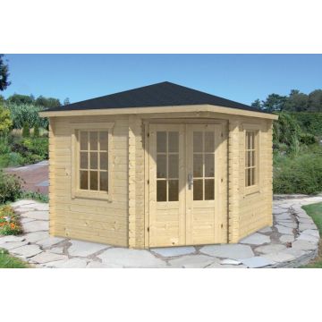 Blokhut - Tuinhuis Asmund 300x300 cm. 