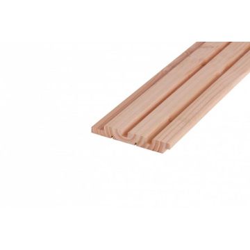 Douglas 1.8x14 x 300 cm.triple Rhombusprofiel gevelbekleding