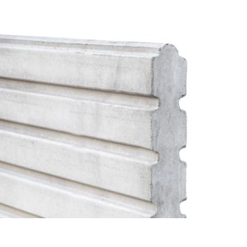 Berton@ Deens Rabat Motiefplaten  Wit/Grijs 26x3.5x184cm (Systeem B)