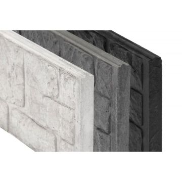 Berton@ Romeins Rotsmotiefplaat Gecoat 36x3.5x184cm