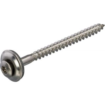 Scobalit golfplaatschroef 4.5x45 mm. RVS Torx 100 stuks.