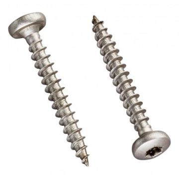 RVS Schroef 4.5x35 Torx 20 stuks. tbv knelprofiel kanaalplaat 