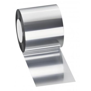 Reflectietape Zilver tvb dakplaten. 50 m   6 cm breed.