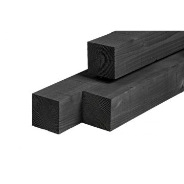 Douglas paal zwart geimpregneerd 15x15x300