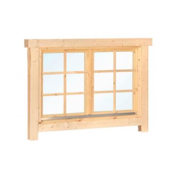 Draai-/ Kiepraam Dubbel L3 Vuren 153 x 105,1CM