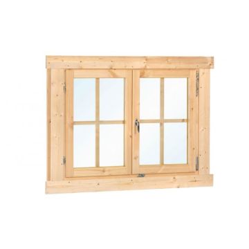 Draai-/Kiepraam Dubbel L6 Vuren 128,5 x 100,5CM