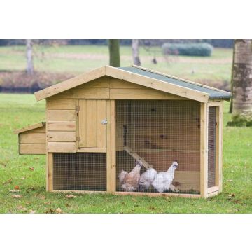Kippenverblijf Barnevelder. Afmeting 218x78CM