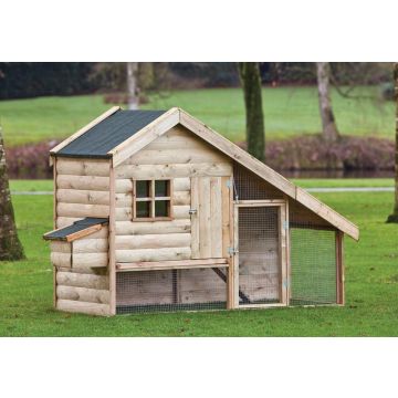 Kippenverblijf Ancona. Afmeting 250 x 100CM