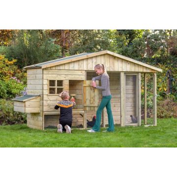 Kippenverblijf Bielefelder. Afmeting 302 x 90CM