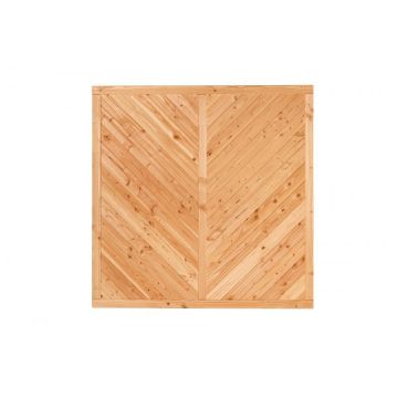 Tuinscherm Kufstein Douglas 180 x 180 cm – RVS Geschroefd