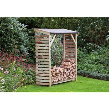 Openhaardhoutberging B180xD50xH180CM